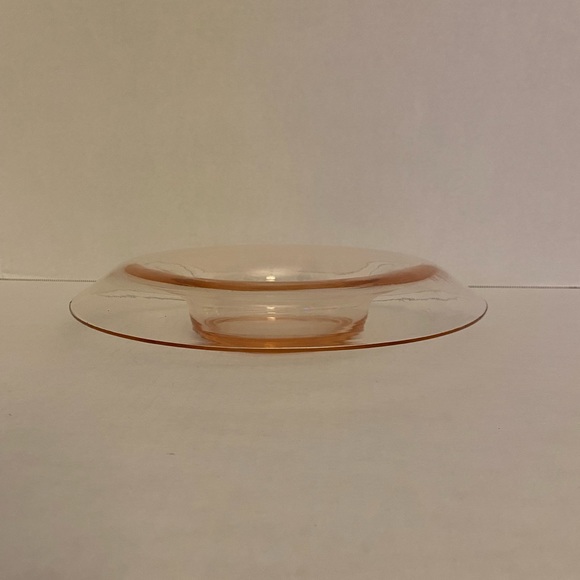 Vintage Pink Depression Glass Console Bowl - Picture 4 of 4